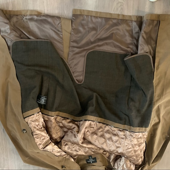London Fog Brown Trench Coat Men’s Size 40L. L - Picture 13 of 16